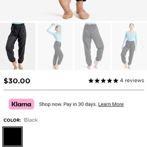Black dance pants